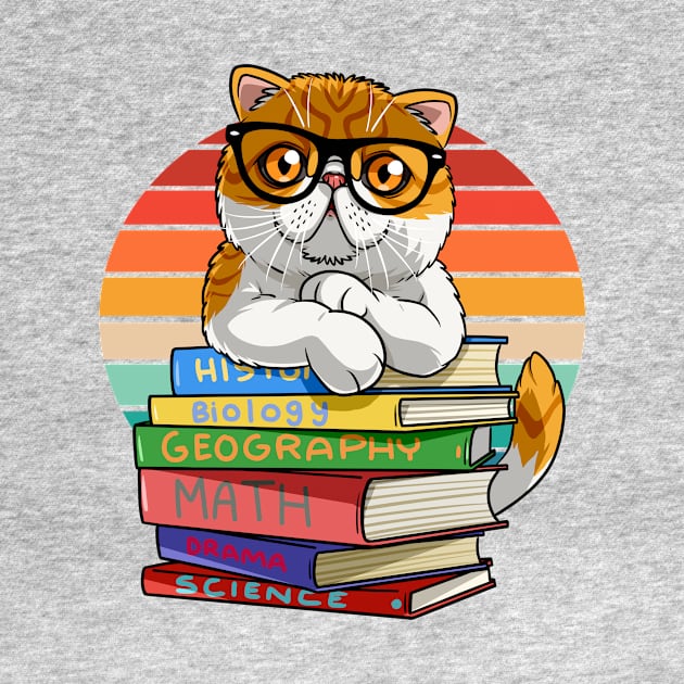 Exotic Shorthair Cat Back To School Teacher's Pet by Noseking